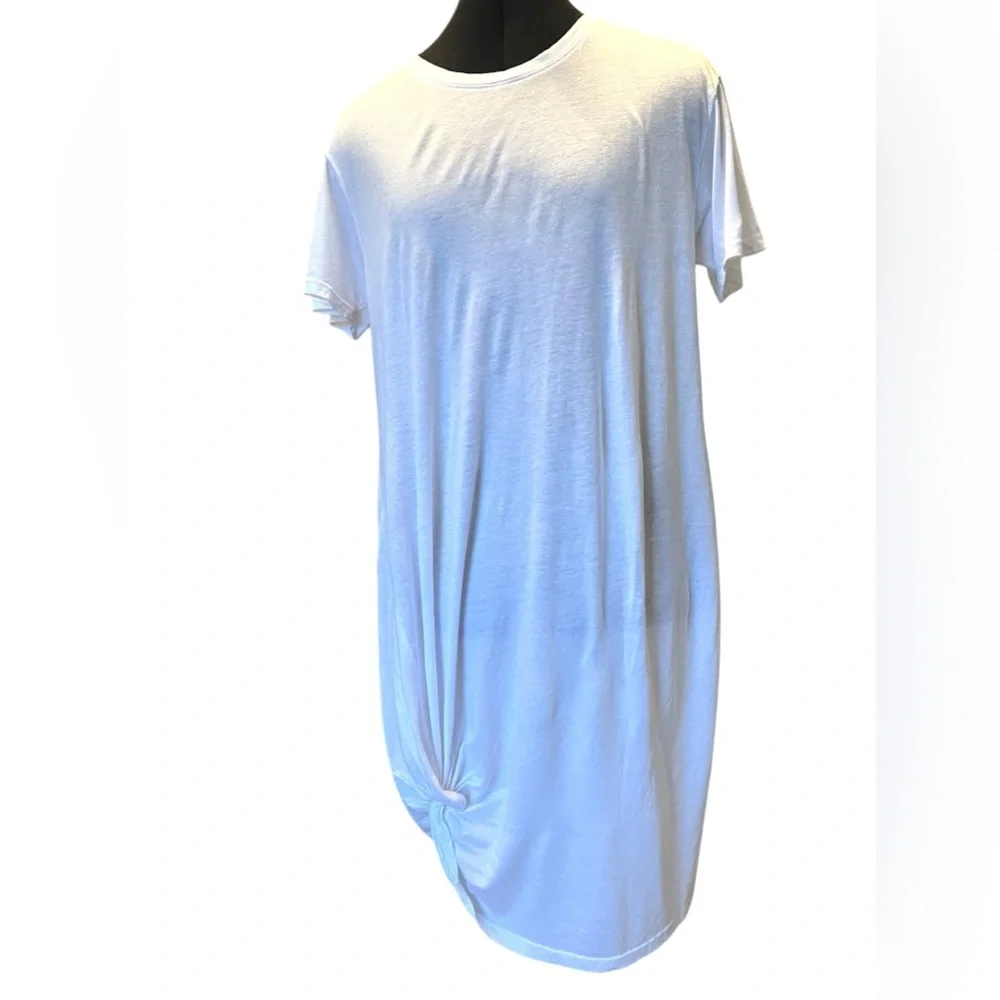 Sundry Side-twist Tee Dress NWT Size 2 / Medium MSRP $138 - Picture 2 of 8